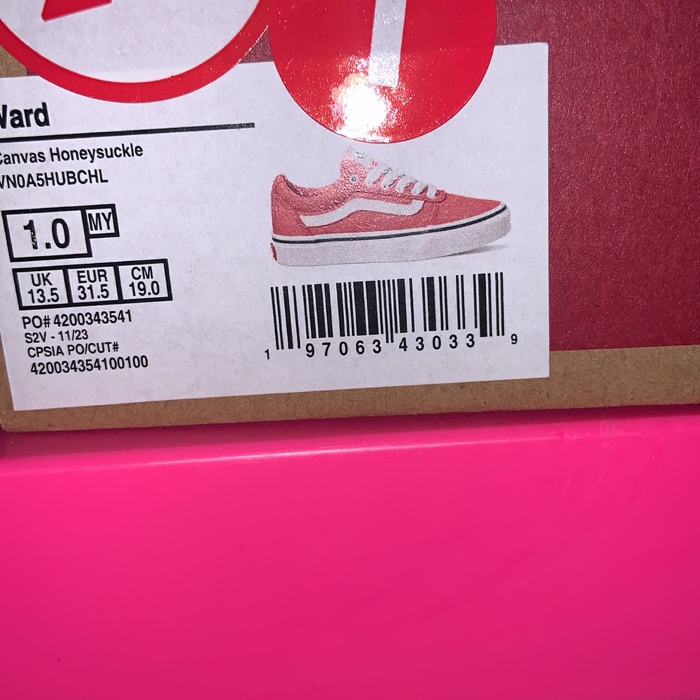 Never used pink vans kids - Picture 3 of 3